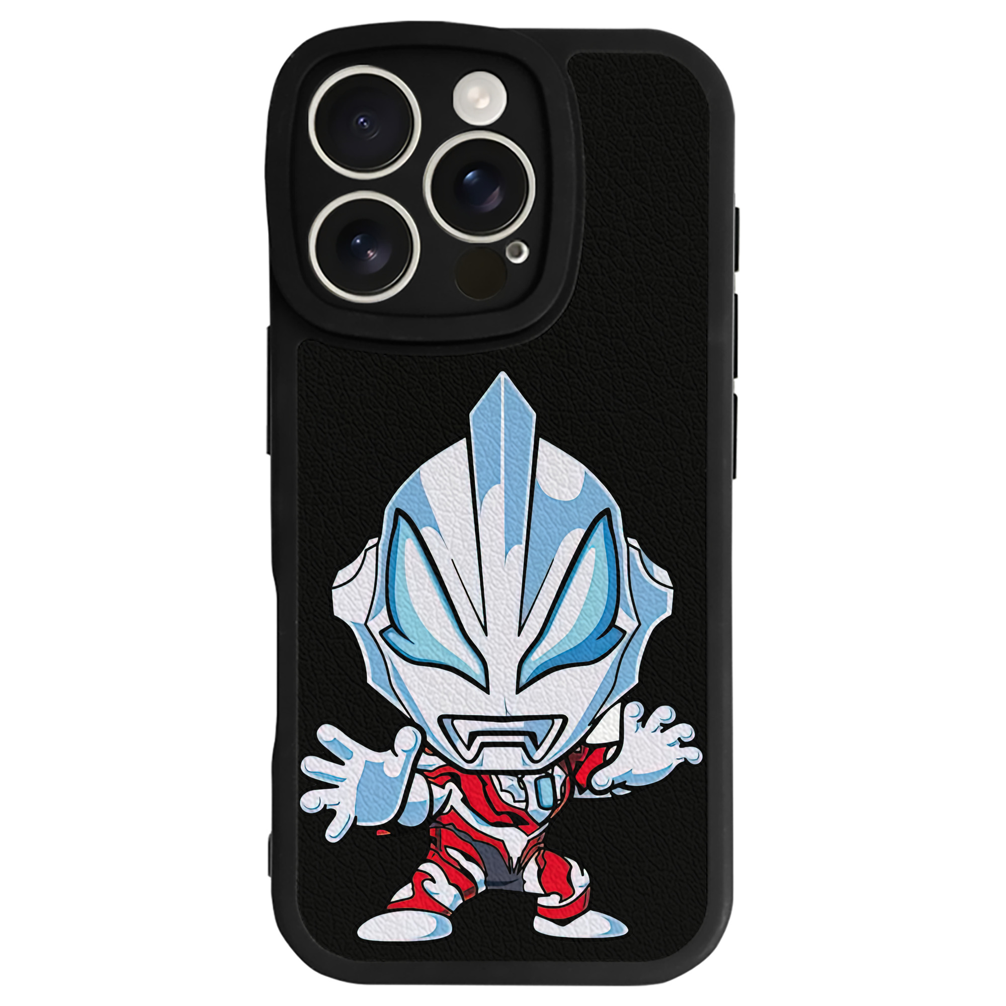 （画像用） ウルトラマン Ultraman 【iPhone 16シリーズ対応】シリコンスマホケース（レザー調） 材質：シリコン